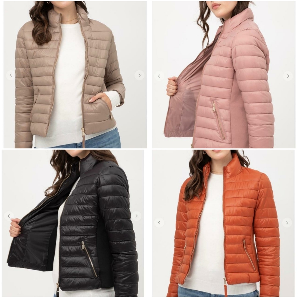 Cozy Chic Vintage Mauve Puffer Jacket - Picture 5 of 10